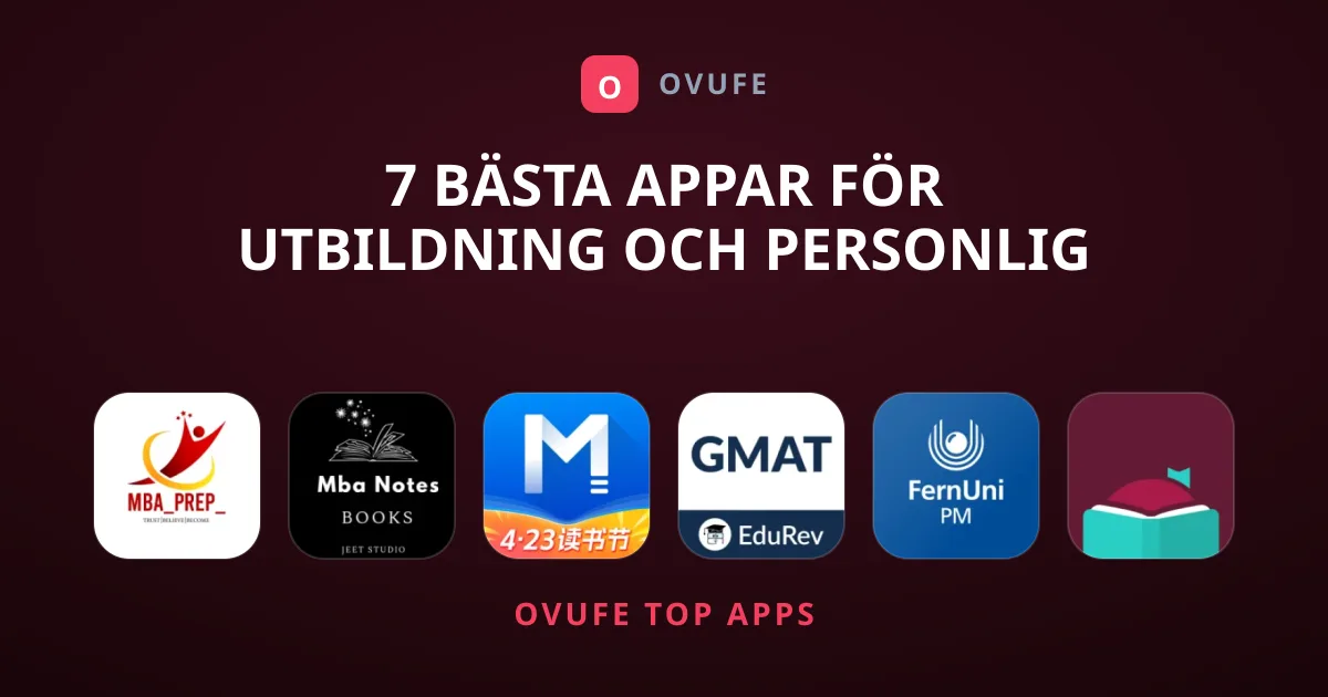 7 bästa appar för utbildning och personlig utveckling